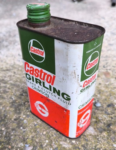 Bidon huile ancien castrol - bidon,