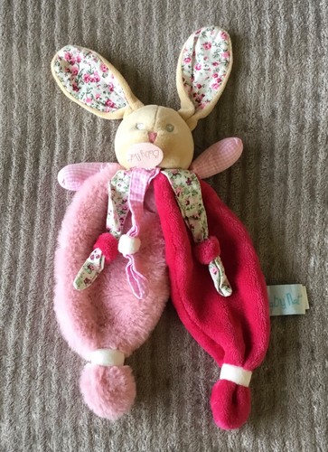 Doudou lapin marron - lapin,