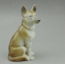 figurine Statuette Chien Dogue Allemande porcelaine allemagne vintage
