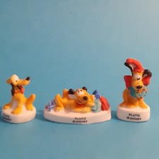 Lot trois feves disney pluto - disney,
