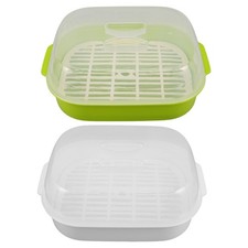  2 Pcs Cuit Vapeur Micro-ondes