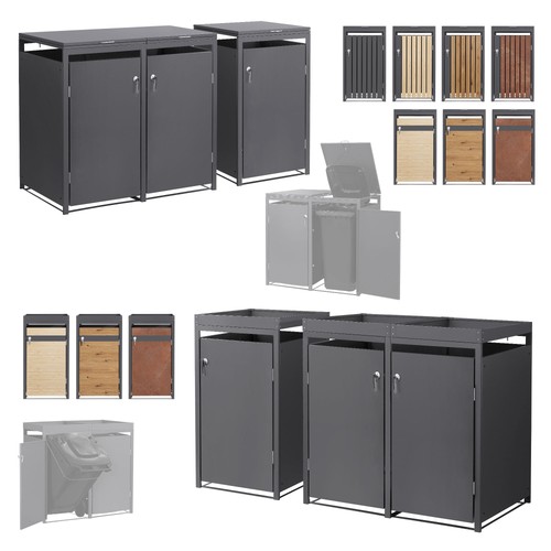 Abri pour poubelles habillage