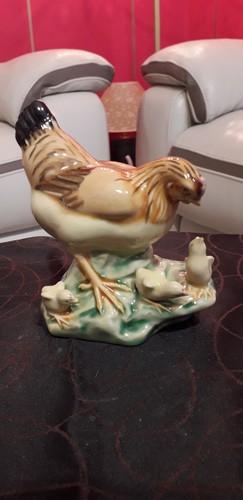 Figurine poule poussins - figurine, et