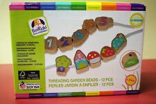 NEUF Beau jeu de fils en bois