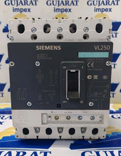 Siemens vl250 4pole 250a - siemens,