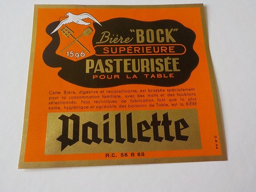 Etiquette biere brasserie l - biere,