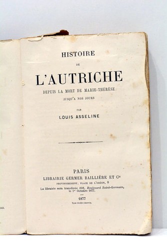 Histoire autriche paris - de,