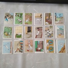 CHROMOS vignettes -  LOT  TINTIN hergé - les aventures de MILOU