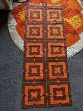 RARE Grand Tissu VINTAGE 70'S