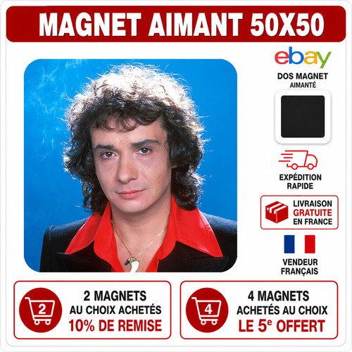 Magnet michel sardou 5x5 - michel,