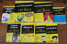 POUR LES NULS - LOT DE 7 LIVRES + COFFRET PHILOSOPHIE - FIRST EDITION 2005/2011