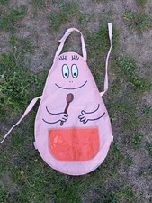 vintage tablier de cuisine enfant BARBAPAPA, Petit Jour Paris 2008