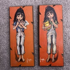 Mid-Century "Big Eyed Girl"