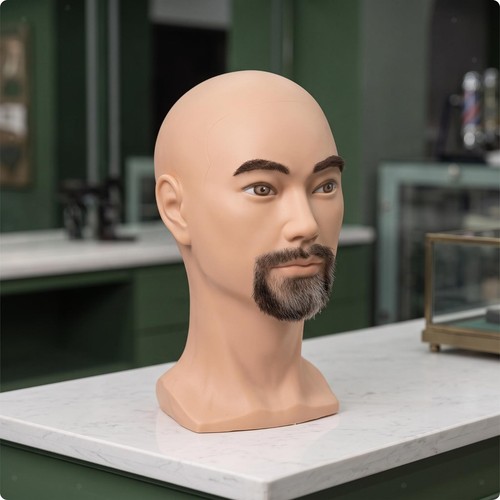 Realistic male mannequin bust - realistic,