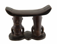 Appui nuque figuratif dignitaires RDC  Repose tête Art africain Rare # 17087