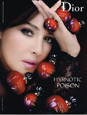 PUBLICITE ADVERTISING 104  2009  DIOR   MONICA BELLUCCI  HYPNOTIC POISON parfum