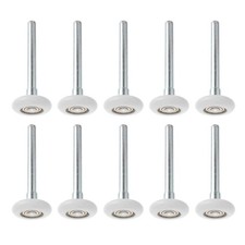 Lot de 10 roulettes de porte