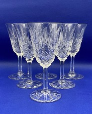 6 Verres À Vin Blanc Cristal