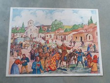 TABLEAUX D HISTOIRE CE COLLECTION ROSSIGNOL N °11/12 LA CROISADE ET LA VIE AU...