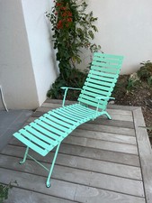 Chaise longue de jardin, ligne bistrot de la marque FERMOB NEUVE