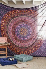 Indien Coton Tenture Murale