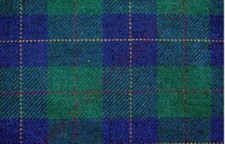 TISSU ECOSSAIS CARREAUX VERT