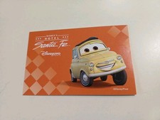 pass Disney Disneyland Carte Visite Conciergerie Hôtel SANTA FE Cars 2 TTB