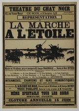 Riviere Henri Le théatre du chat noir la marche à l'étoile Circa 1895 Affiche