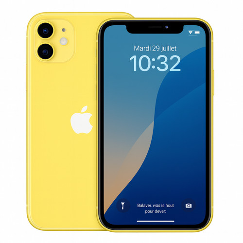 Iphone 128go jaune - iphone, 11