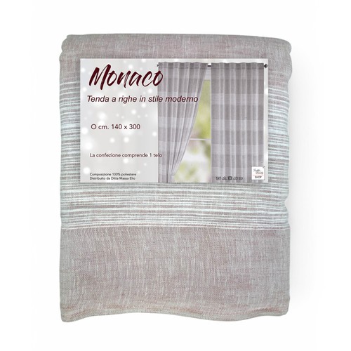 Rideau rose monaco panneau - rideau,