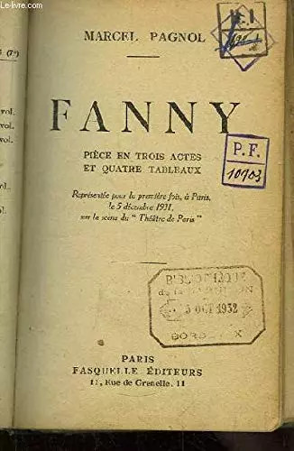 Fanny pièce actes et 4 - fanny.,