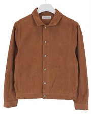 Assembly Label Veste Femmes (US) 10 Velours Boutonné Col Polo Marron