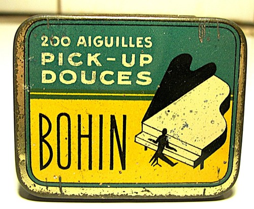 Boîte aiguilles gramophone - aiguilles,