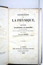 LIVRE ANCIEN PIERRE EXERCISES