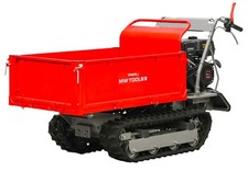 Minidumper à chenilles benne plateau basculante à ridelles MRP500H6