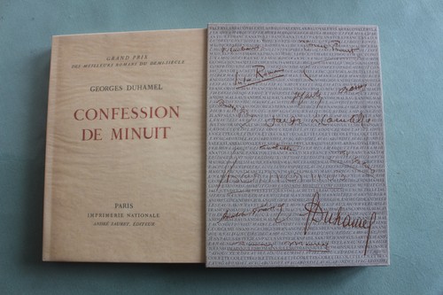Georges duhamel confession - duhamel,