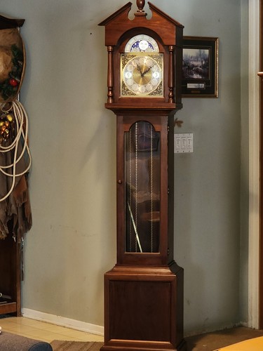 Vintage grandfather clock - grandfather,