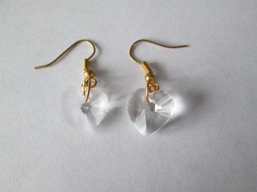 Boucle oreille coeur - d'oreille, "