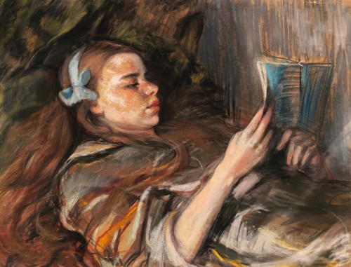 Tableau encadré pastel