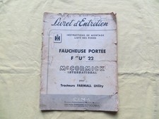 Mc CORMICK - Faucheuse portée