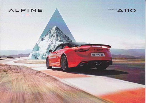 Catalogue brochure alpine a110 - brochure,