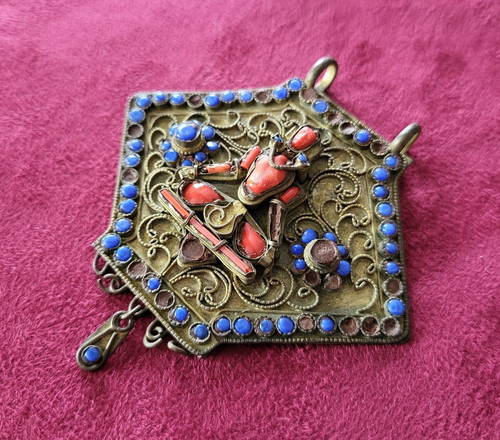 Pendentif ancien amulette - pendentif,