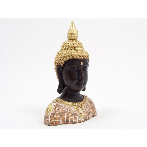 Tete bouddha amelia noir et - noir,