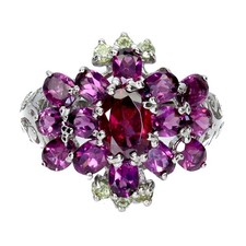 925 Bague en Argent Ovale