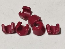 PLAYMOBIL X6 POINGS ROUGE FONCÉ PIC OUEST MÉDIÉVAL ROMAINS PIRATES VIKINGS