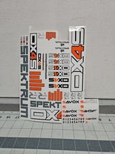 Spektrum DX4R  Decal sheet