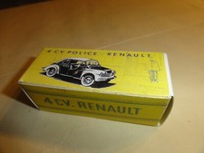 boite vide réédition CIJ 3/49 Renault 4CV Police