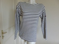 PULL MARIN MARQUE  " CAPTAIN CORSAIRE " ECRU RAYURE MARINE TAILLE 40 / 42