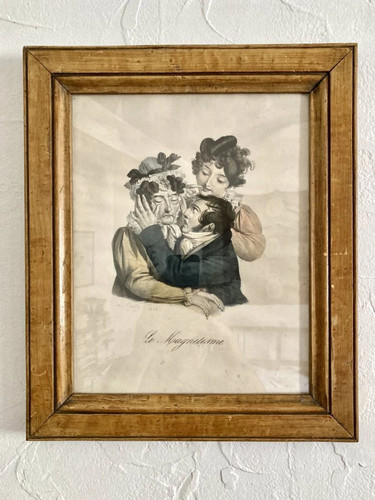Gravure eau forte - l'eau,