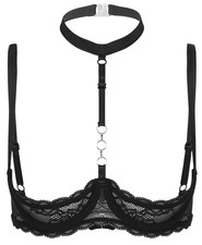Soutien-gorge rouge noir